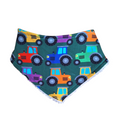 Rainbow Tractors Bandana Bib