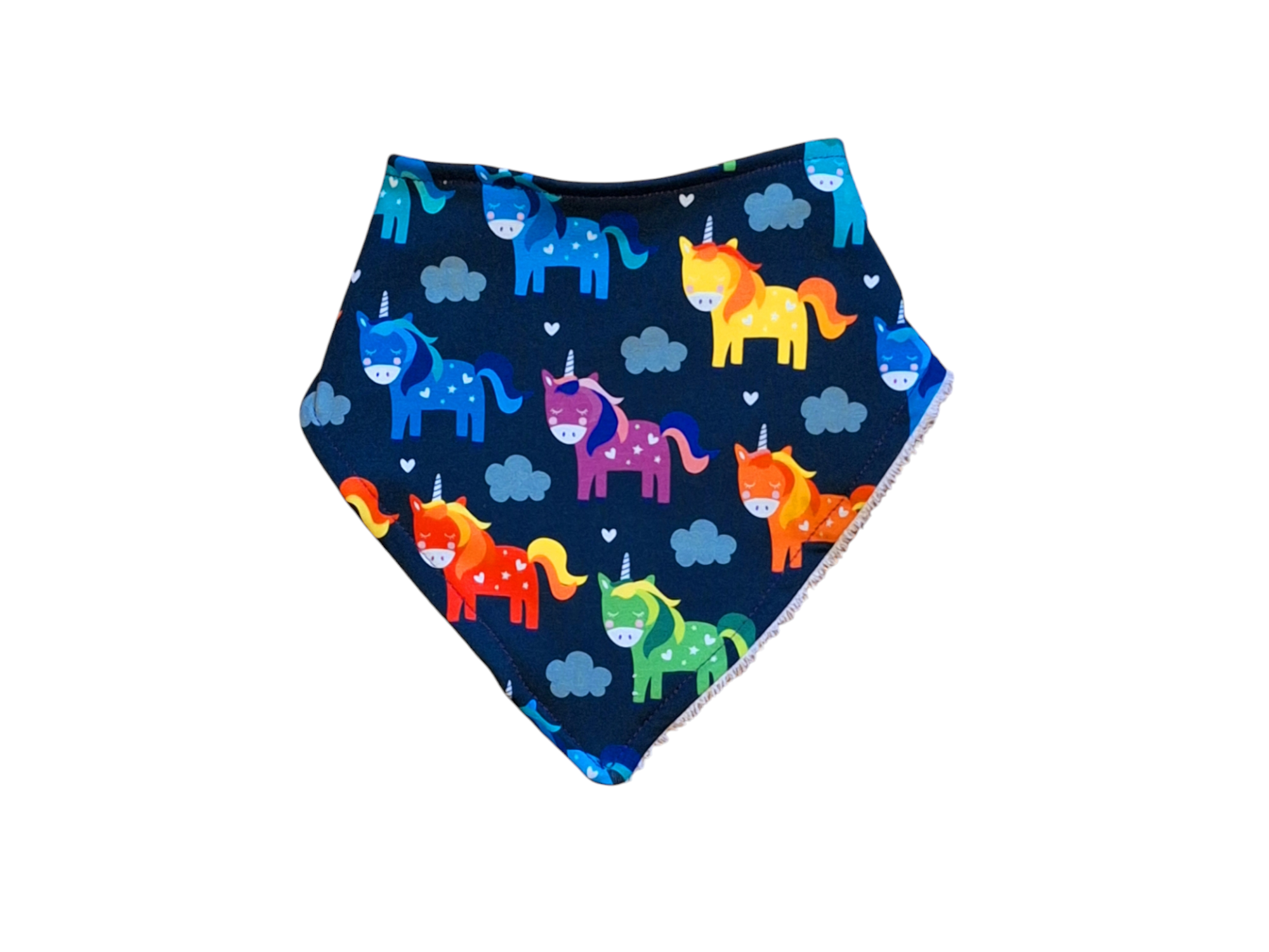 Unicorn bandana bib